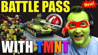 New Battle Pass Season: Ninja Turtles Edition in World of Tanks!