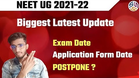 NEET 2021 Exam Date Announced | Application Form Date | Syllabus | Neet 2021 Postpone ?