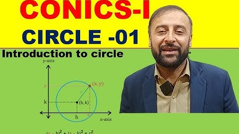 Equation of a Circle || Both Standard Form and General Form || CONICS 1- CIRCLE 01 || in URDU/HINDI