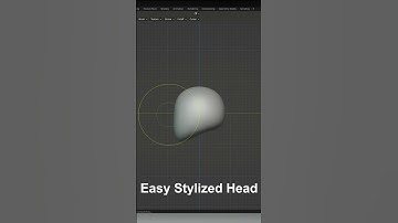 Easy Way to Sculpt Stylized Head In Blender | Blender Tutorial