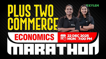 Plus Two Commerce Christmas Exam - Economics | Marathon | Xylem Plus Two Commerce