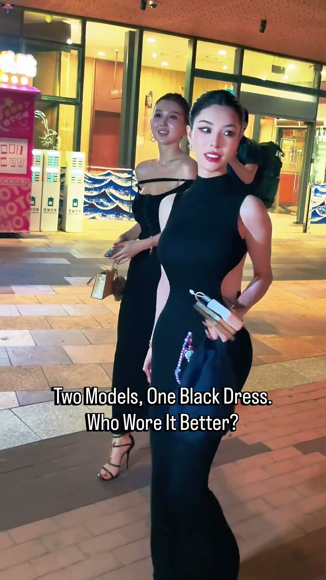 Two Models, One Black Dress. Who Wore It Better? #lookbook #ootd  #데일리룩코디
