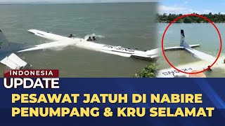 Download Lagu Pesawat Smart Air PK-SNS jatuh di Pantai Kaladiri Nabire Papua Tengah | INDO UPDATE MP3