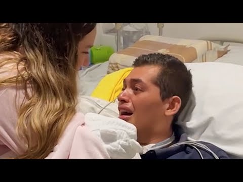 Der Mann fällt in ein Koma. 2 Monate später wacht er auf und kann die Tränen nicht zurückhalten