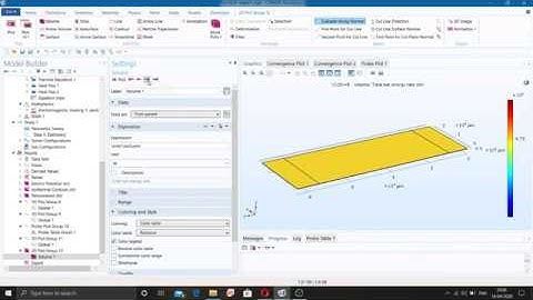 Thin film heater |TFH | Thin film | COMSOL Multiphysics