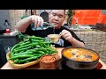 직접만든 얼큰이순대국밥+텃밭땡초+소주한잔 MUKBANG