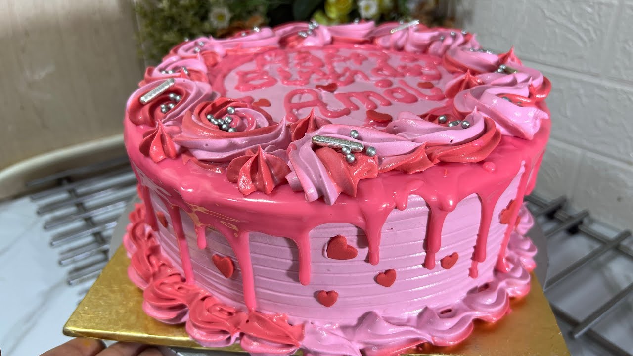 Basic Cake Decoration Tutorial From Scratch | Step By Step Guide to ...