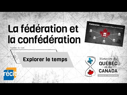Vidéo: Différence Entre Fédération Et Confédération