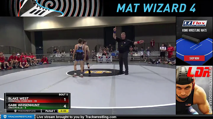 Mat 10 100 Blake West Minnesota Storm Red Vs Gabe ...