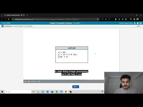 Matlab Image Processing Onramp - L1 Beginning to Image Processing