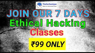 Join our 7 Days Ethical Hacking Course screenshot 2