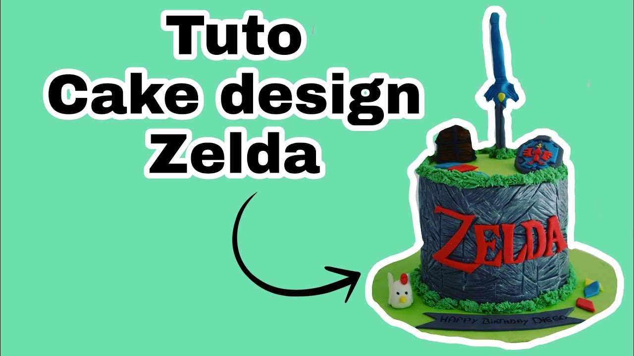 Tuto Cake Design Zelda Youtube