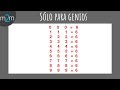 SÓLO para GENIOS #7 │ Acertijos