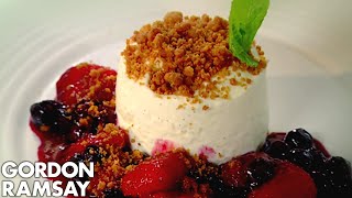 Vanilla Cheesecake with Berry Compote | Gordon Ramsay