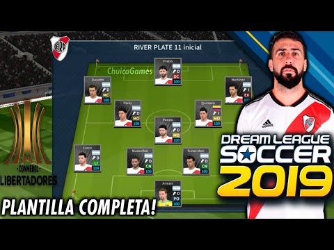 Plantilla De River Plate Al 100 Y Normal Para Dream League