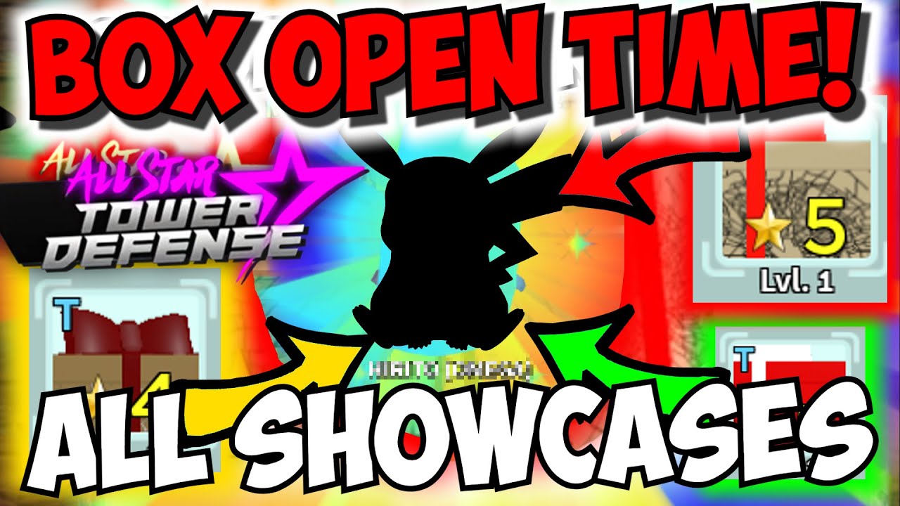 🎁SHINOBU SHOWCASE CRUSHED BOX OPENING TIME! | ALL STAR TOWER DEFENSE UPDATE STREAM