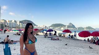 4k Copacabana Beach Tour with Brazilian Girls