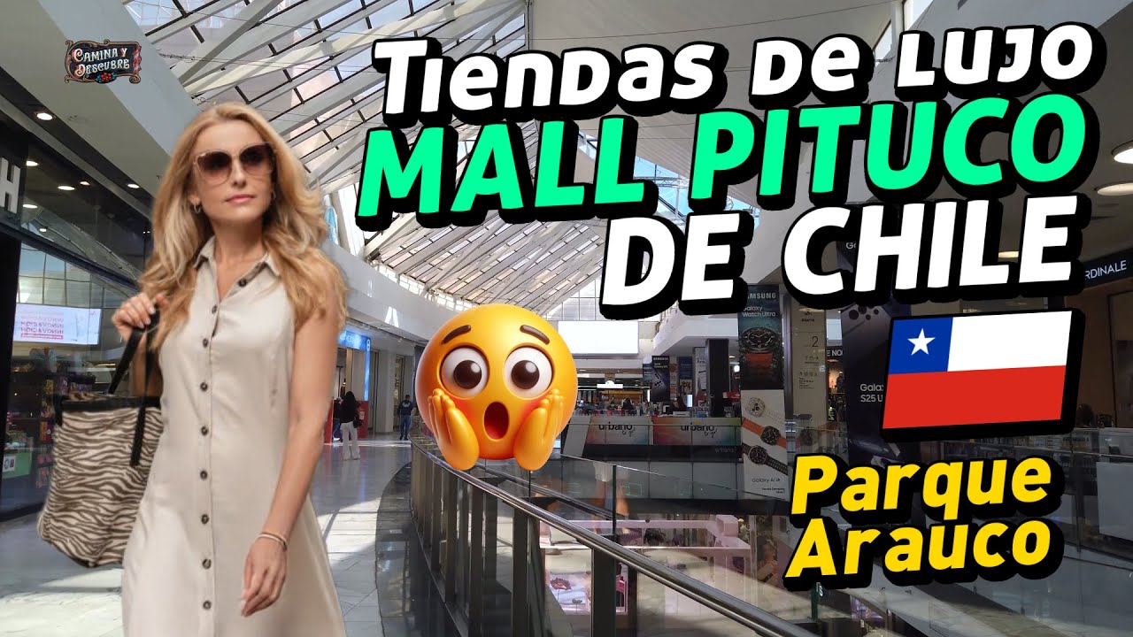 EL MALL MÁS LUJOSO DE CHILE 😱 | Caminata por Parque Arauco en 4K