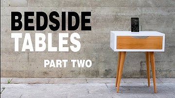 Make Modern Table Night Stand - How to Part 2/3