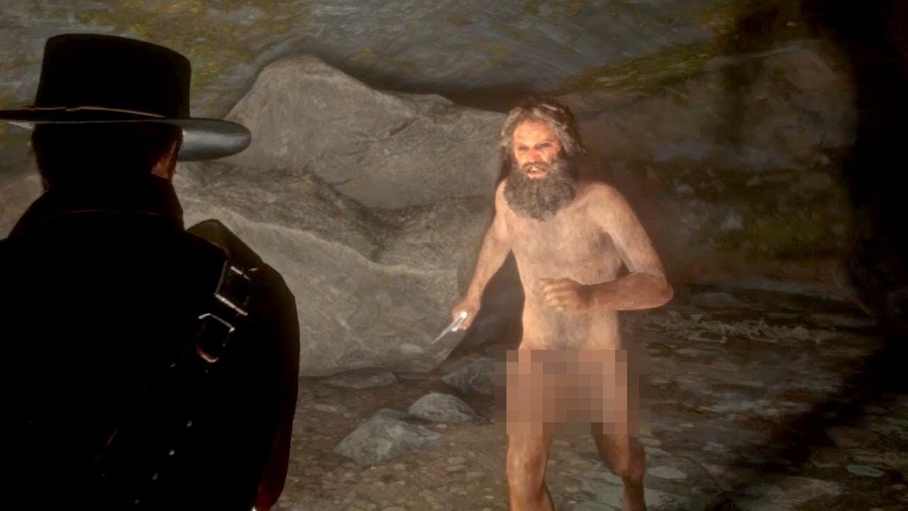 kolbe Aubergine Mastery Naked Wolf Man in Red Dead Redemption 2 - YouTube