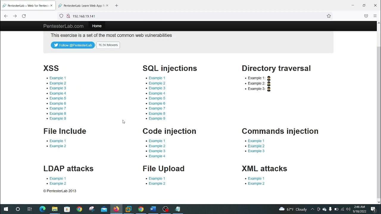 3.1  for Pentester Commands Injection YouTube