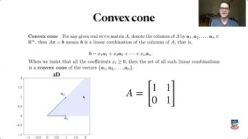 Convex cones and Farkas