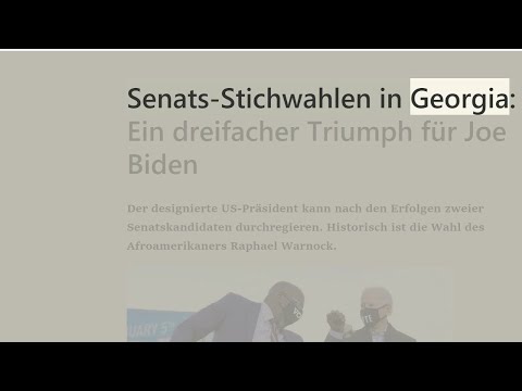 Video: Wäre Ossoff der jüngste Senator?