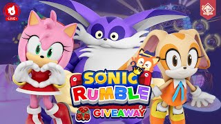 ANOTHER DAY FOR RED STAR RINGS SONIC RUMBLE GIVEAWAY !!!
