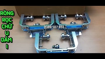 Ròng rọc chữ U, con lăn dầm i, ròng rọc chữ u treo cáp dẹp, con lăn treo dầm i, con truot dam i