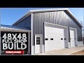 Building an Attached Garage Full Time-lapse Building an Attached Garage Full Time-lapse