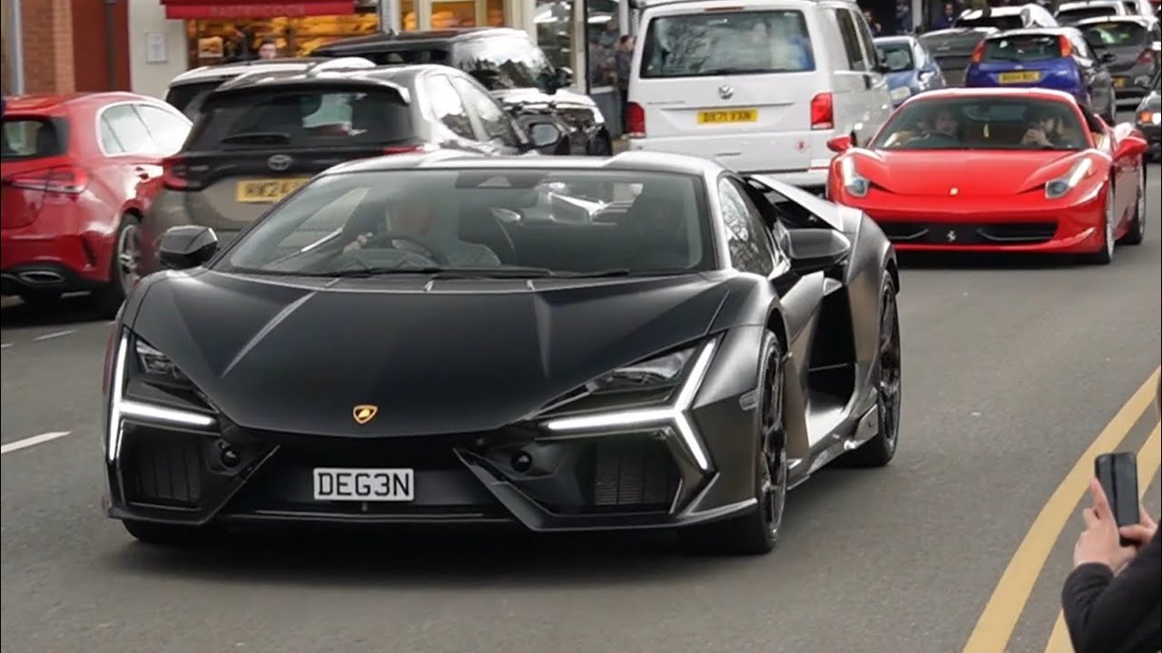 Supercars and modified cars take over Alderley edge