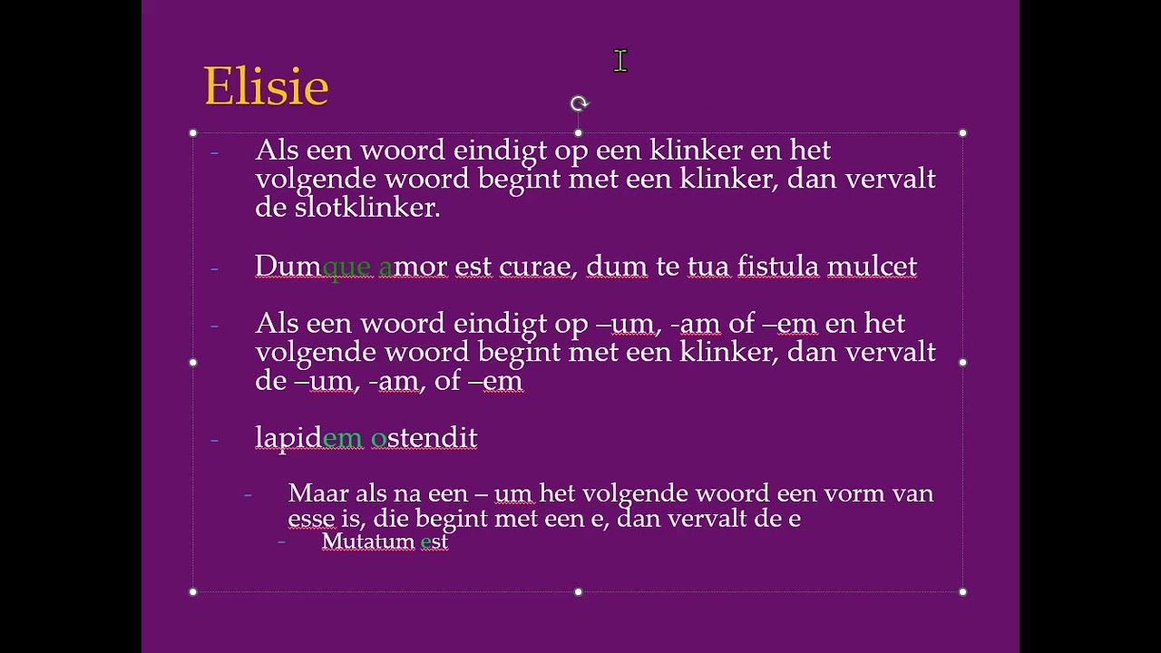 Dactylische hexameter Latijn