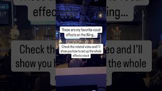 The best worship vocal effects settings on the Behringer Wing