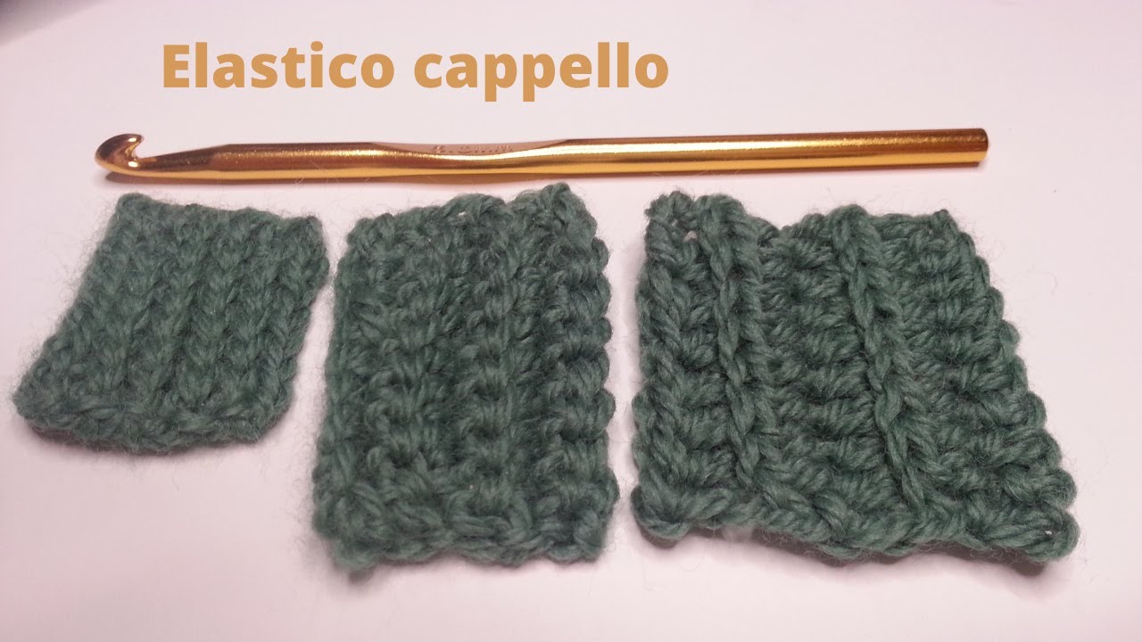 Come fare il punto  elastico di un cappello all'uncinetto