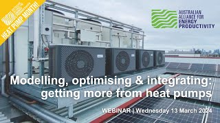Webinar: Getting more from industrial and commercial heat pumps: Modelling, optimising & integrating
