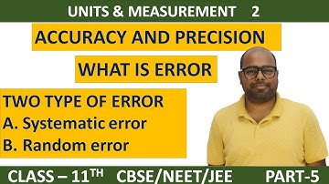accuracy precision of instruments and errors in measurement class 11
