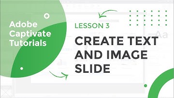 Create text and image slide in Adobe Captivate 2019