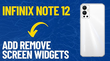 How to Add/Remove Widgets to/from Home Screen in Infinix Hot 12 Pro