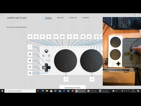 Xbox Adaptive Controller programmeren 2 - joystick naar D pad