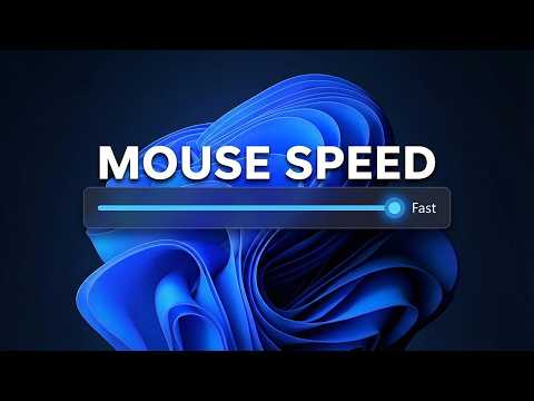 How to adjust mouse cursor speed in Windows 11