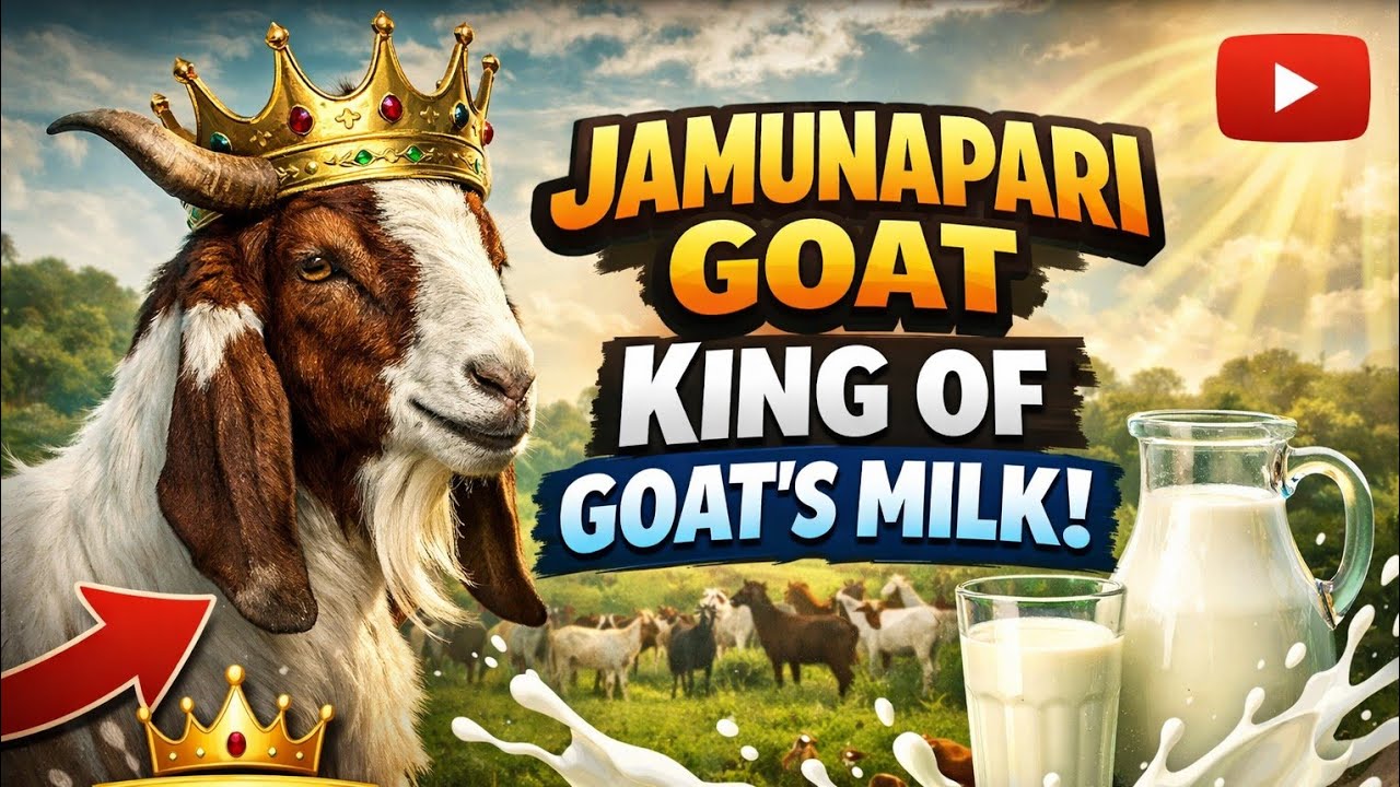 Jamunapari Goat King of Goats Milk Breeding Farming Full Documentary