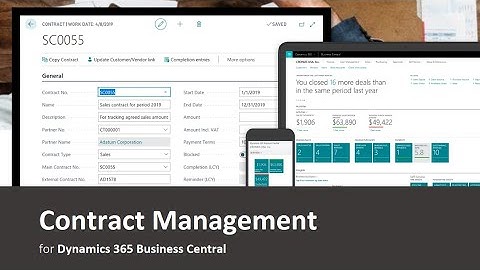BCS Itera webinar: CONTRACT MANAGEMENT for Dynamics 365 Business Central app