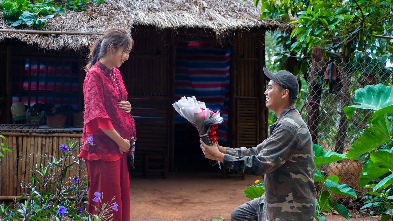 Добрый парень принес цветы в Женский день — заметит ли он, что любимая беременна?