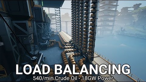 LOAD BALANCED 18GW Fuel Gen Power Plant. 0-100% Efficient in under 30min - Satisfactory - Update 8