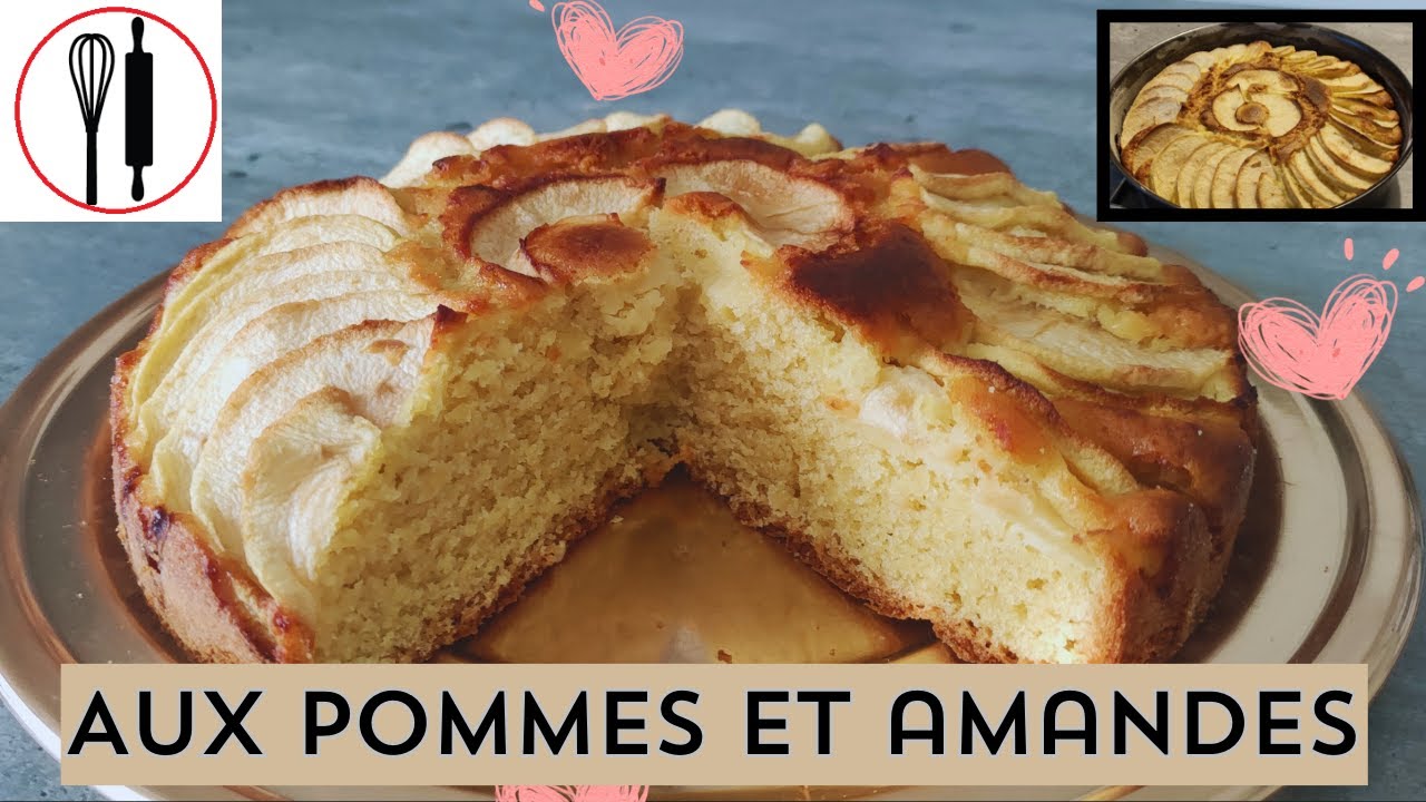gateaux aux pommes et amandes en poudre - YouTube