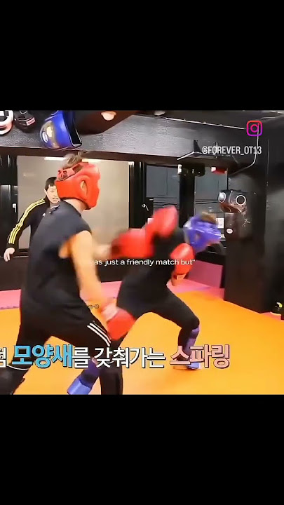 DK&mingyu boxing video😂😂 #seventeen #kpop #mingyu #dk #shorts #viral