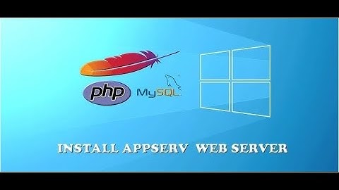 تثبيت سيرفر الاباتشي (AppServ)  للمبتدئين