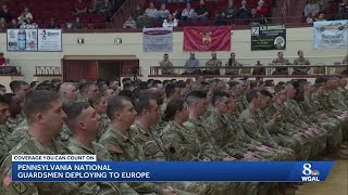 Pennsylvania National Guard soldiers honored before deployment