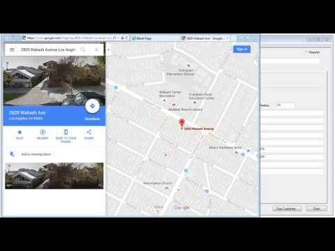 Google Map, Website and Email Integration