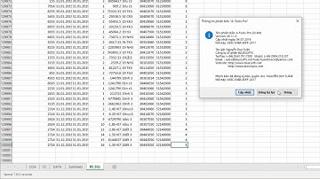 Test hàm BS_SQL lấy ra trên trăm ngàn dòng dữ liệu Add-in A-Tools v9.1.1.2